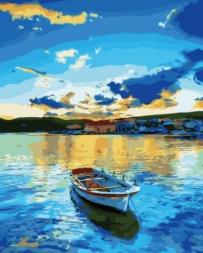 Deimantinė tapyba Jūros laivas 30 × 40 cm