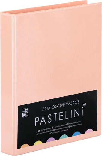 Kataloginis segtuvas A4 PASTELINI, abrikosų spalvos
