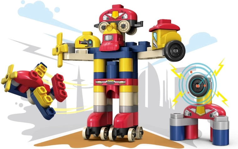 Sukonstruokite robotą ir kitus modelius