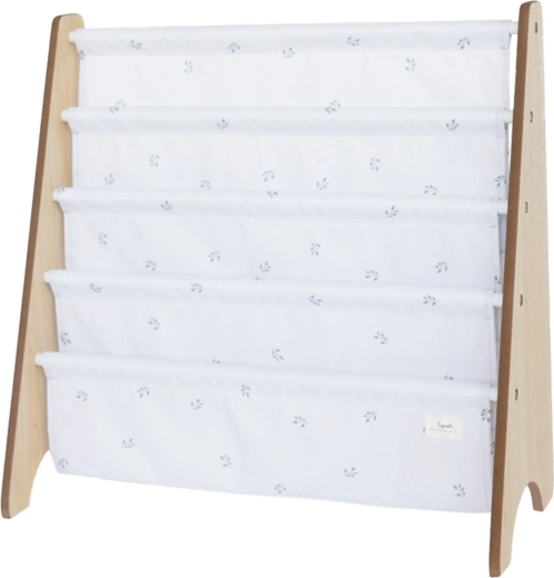 3 Sprouts knygų stovas recycled blueberry/ivory