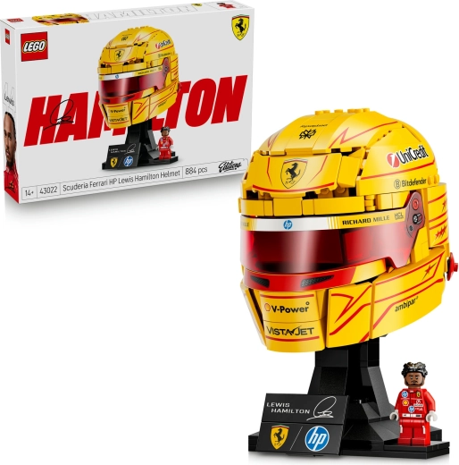 LEGO Editions Lewiso Hamiltono „Scuderia Ferrari HP“ šalmas