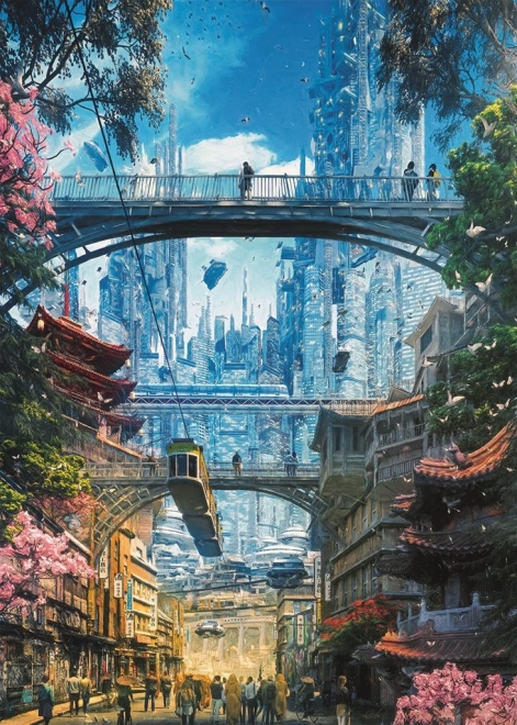 Puzzle HEYE Future Cities: Business District 1000 pieces