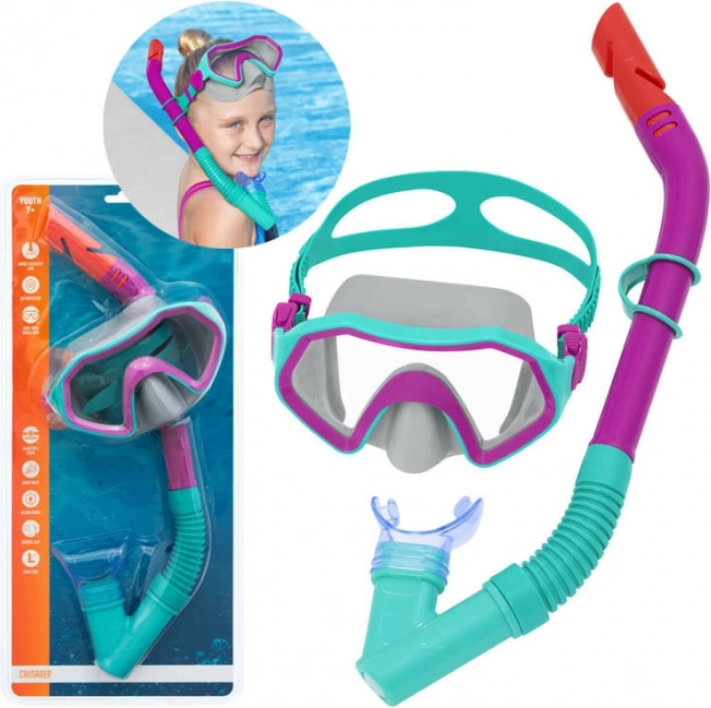Bestway vaikiška nardymo kaukė su snorkeliu Hydro Swim