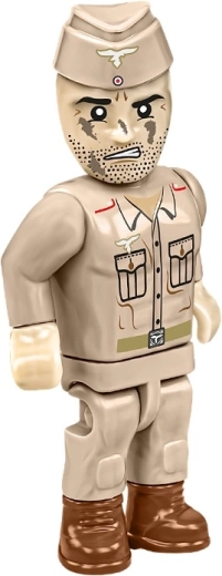 Artileristo minifigūrėlė ir priedai