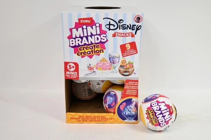 Staigmenų kamuoliukas ZURU Mini Brands Create Disney Snacks