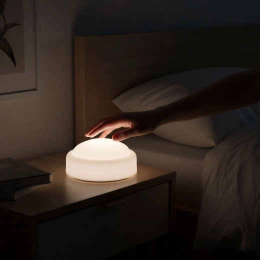 LED lamp with push-button switch