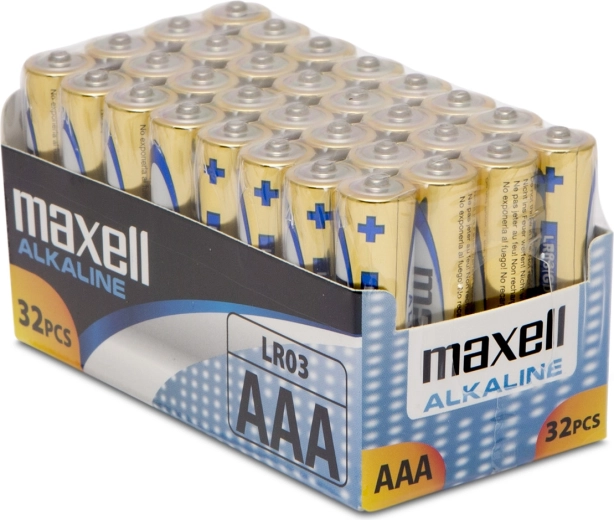 Šarminės baterijos AAA LR03 1,5 V – 32 vienetai