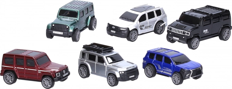 Metalinis visureigis automobiliukas 7,6 cm su atbulinės eigos (pull-back) mechanizmu
