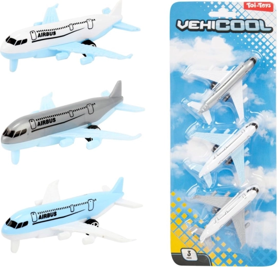 „Airbus“ keleivinių lėktuvų rinkinys – 3 vnt.