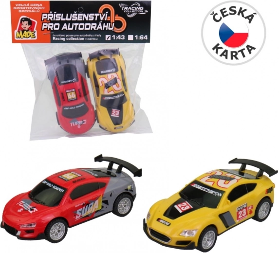 Atsarginiai automobiliukai autodromui 1:43 – 2 vnt.