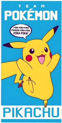 Pokémon paplūdimio rankšluostis – 1 vnt.
