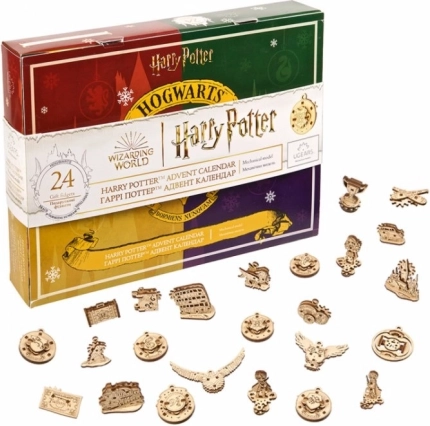Ugears 3D Wooden Mechanical Puzzle Harry Potter Advent Calendar