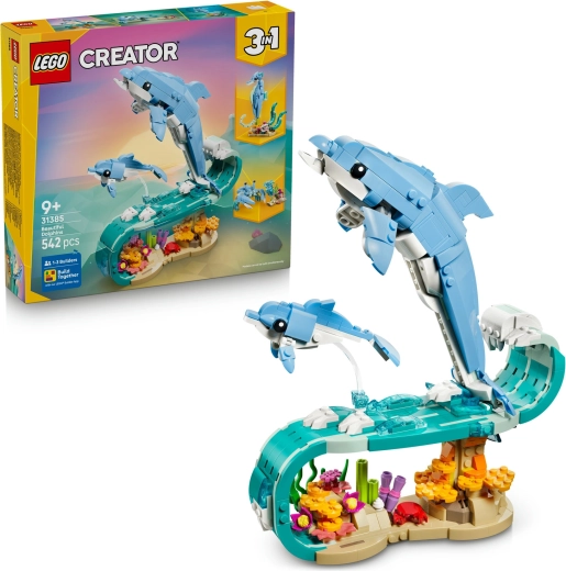 LEGO Creator 3-in-1 Sea Animals: Beautiful Dolphins