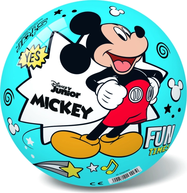 Disney Mickey kamuolys raudonas/mėlynas 14 cm