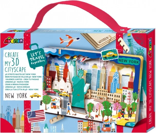 Wooden 3D Puzzle – NEW YORK City Panorama