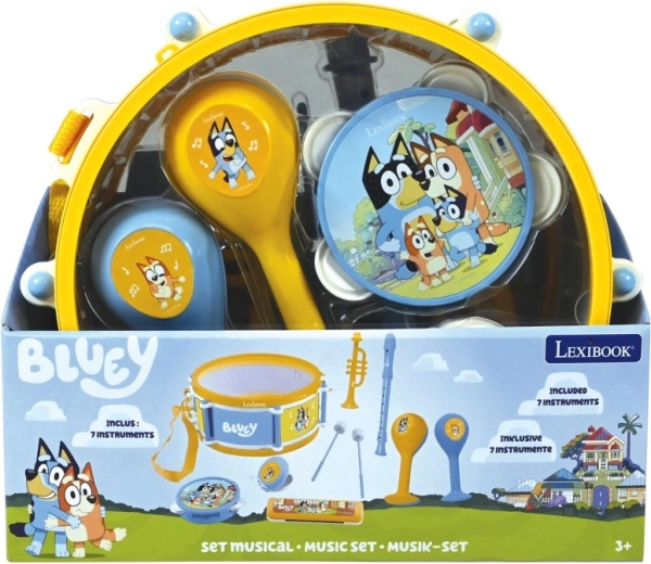Lexibook muzikos rinkinys Bluey su 7 instrumentais