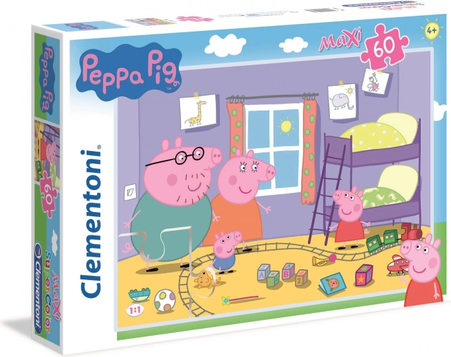 Peppa Pig Maxi Puzzle 60 Pieces by Clementoni