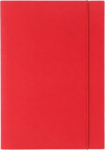 Kartoninis aplankas su gumyte A4+ raudonas 300 g/m² – 1 vnt.