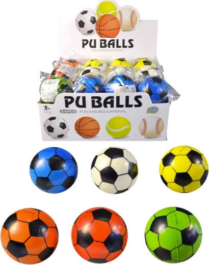 Putplasčio futbolo kamuoliukas 7,5 cm