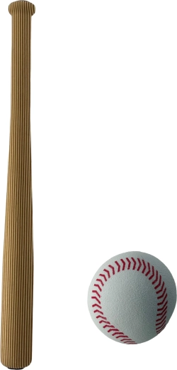 SPORTO baseball bat with wood design