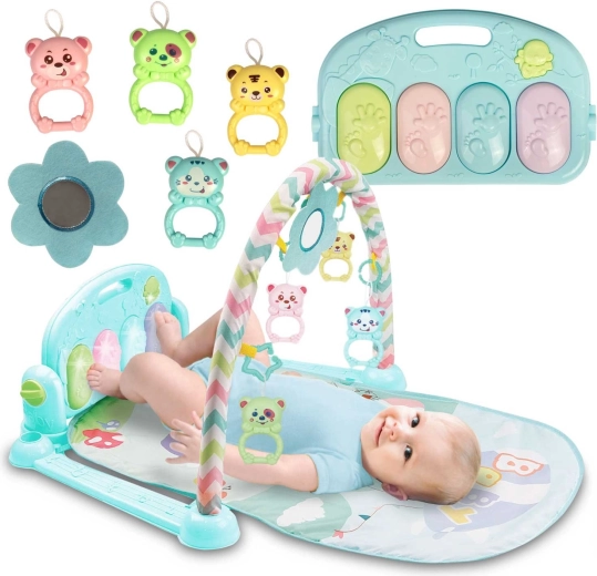 Interaktyvus žaidimų kilimėlis su pianinu Ricokids 3in1