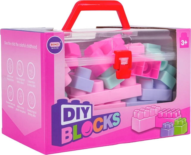 Set of 40 Soft Building Blocks