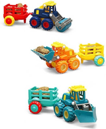 Statybinė transporto priemonė su inercine pavara ir priekaba – 1 rinkinys
