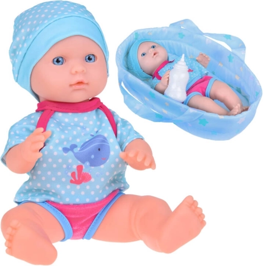 Doll in YaYa Baby Carrier Drinks and Pees