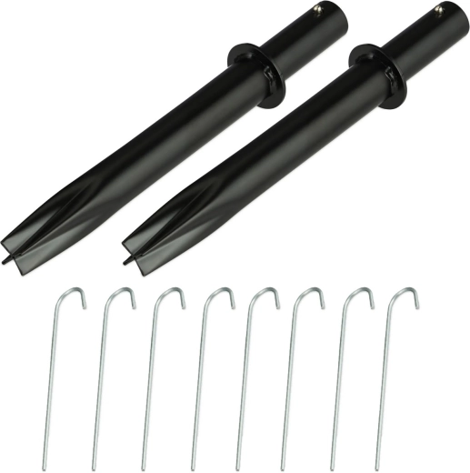 Anchoring elements for outdoor use