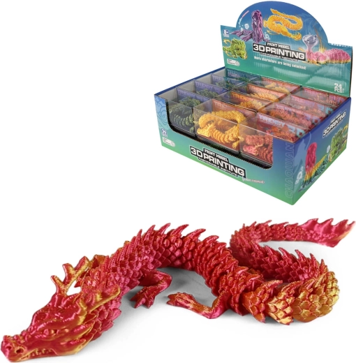 Magical 3D-Printed Chinese Dragon - 1 piece