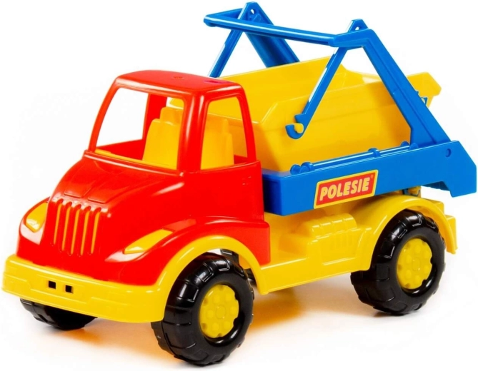 Wide wheels for stable driving