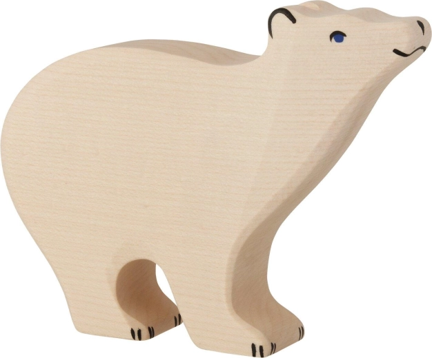 Holztiger polar bear - 1 piece