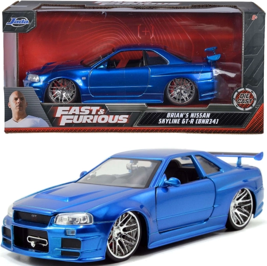 Automobilio modelis NISSAN Skyline Fast & Furious 19 cm