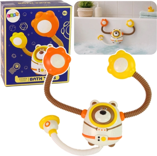 Astronaut Bear Bath Toy with Shower