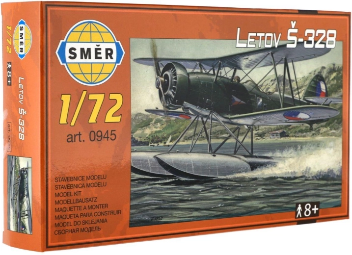 Plastic model of the Letov Š-328 aircraft in 1:72 scale