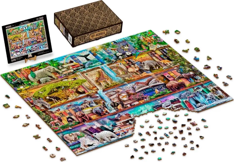 WOODEN CITY Wooden Puzzle Amazing Animal Kingdom, 4000 pieces