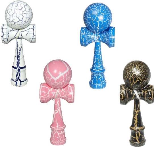 Kendama – traditional Japanese wooden toy, colorful mix