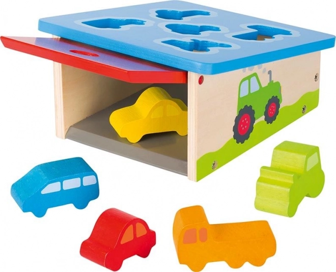 GOKI Vehicle Shape-Sorting Box
