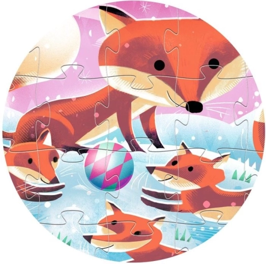 Magical winter illustration