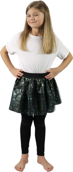 Witch tutu skirt with color-changing stars