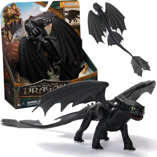 Kaip prisijaukinti slibiną figūrėlė TOOTHLESS 21 cm