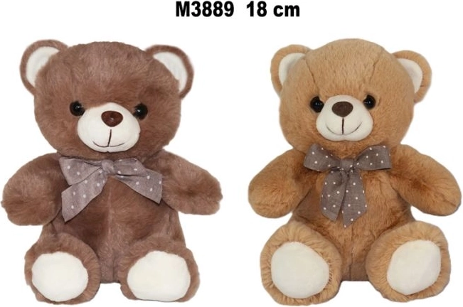 Plush Teddy Bear 18 cm - 1 piece