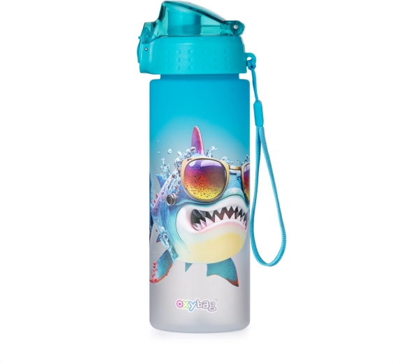 OXY Click Drinking Bottle 600 ml Crazy Animals Shark