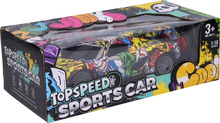 Nuotolinio valdymo RC automobilis „Graffiti“ 24,5 cm – 1 vnt.