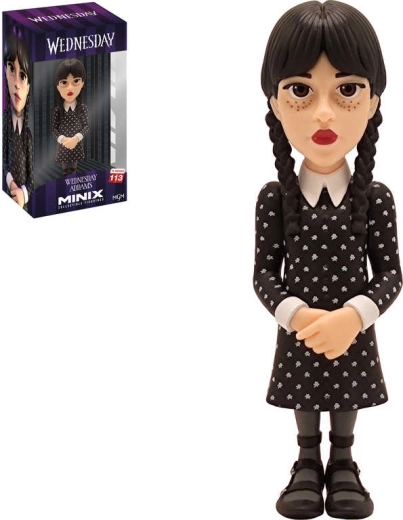 Kolekcinė Minix figūrėlė Wednesday Addams (Netflix) – 1 vnt.