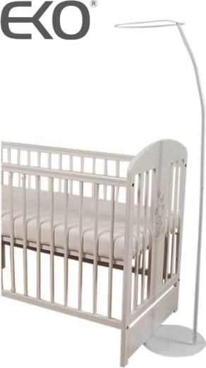 EKO laisvai pastatomas metalinis baldachimo laikiklis, baltas, 1,6 m