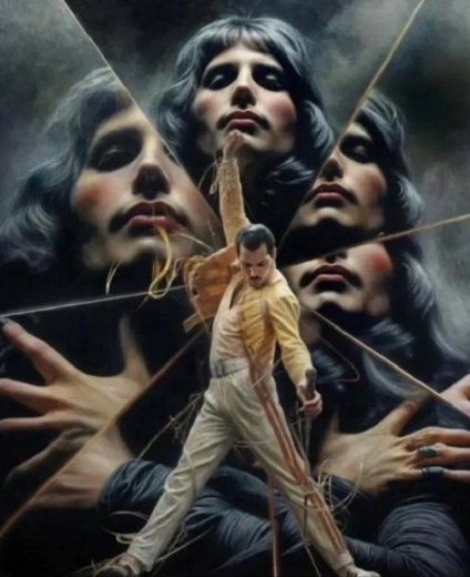 Norimpex deimantinė mozaika Freddie Mercury 30 × 40 cm