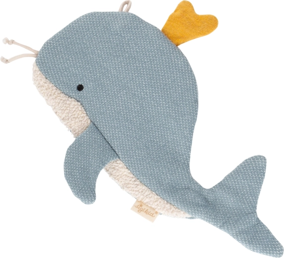 sigikid comforter cuddle cloth whale with crinkle foil