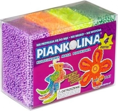 Violetinė modelino masė „Piankolina“ 4 spalvų