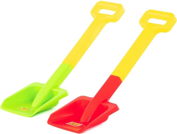 Children's plastic shovel with a sturdy handle - 1 piece
